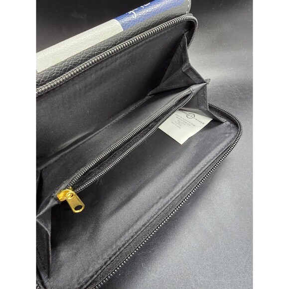 Bradford Exchange NY YANKEES Women’s Large Wallet Zip Snap Closure Clutch *Flaws - Picture 12 of 13